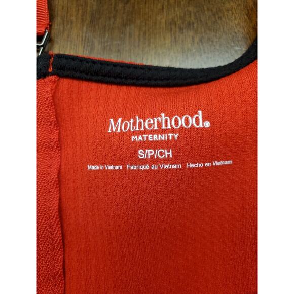 Women's Motherhood Maternity Short Sleeve Peplum Maternity Top | Size Small - Picture 7 of 8